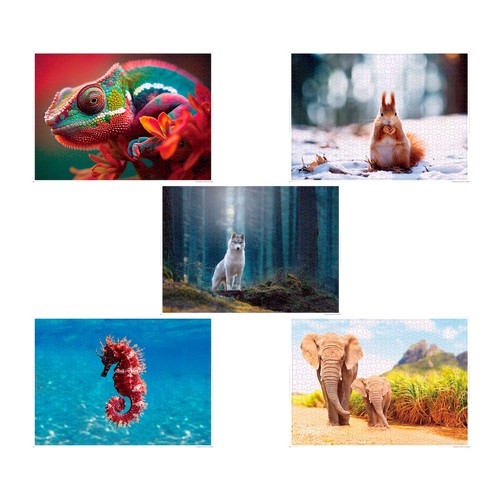 Puzzle Naturaleza y Animales 1000 Piezas +14 años, ONE TWO FUN ALCAMPO.