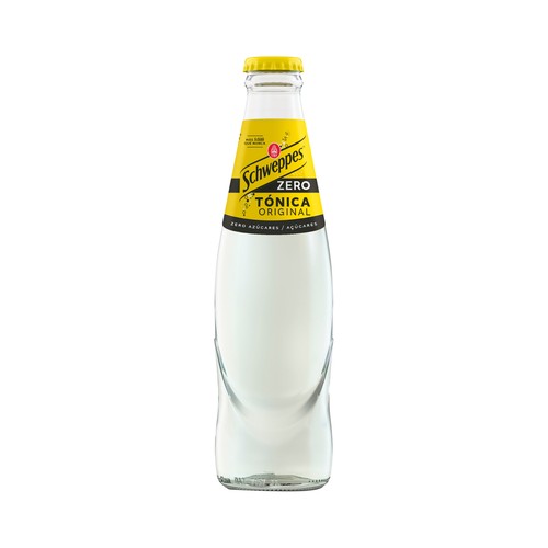 Tónica Zero SCHWEPPES botella de cristal de 20 cl.