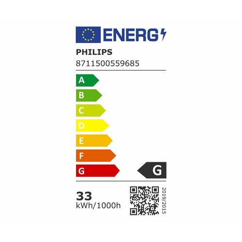 Tubo fluorescente circular G10, 32W, 30cm, luz neutra, PHILIPS.