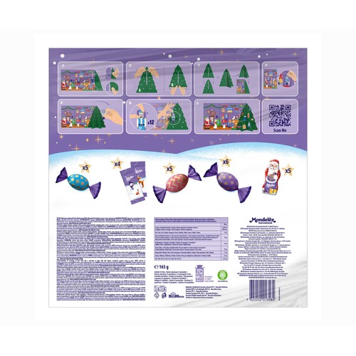 MILKA Calendario adviento pop up 163 g.