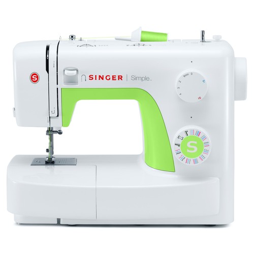 Máquina de coser SINGER Simple 3229, 29 puntadas, brazo libre, ojalador 4 pasos, devanador automático, luz.