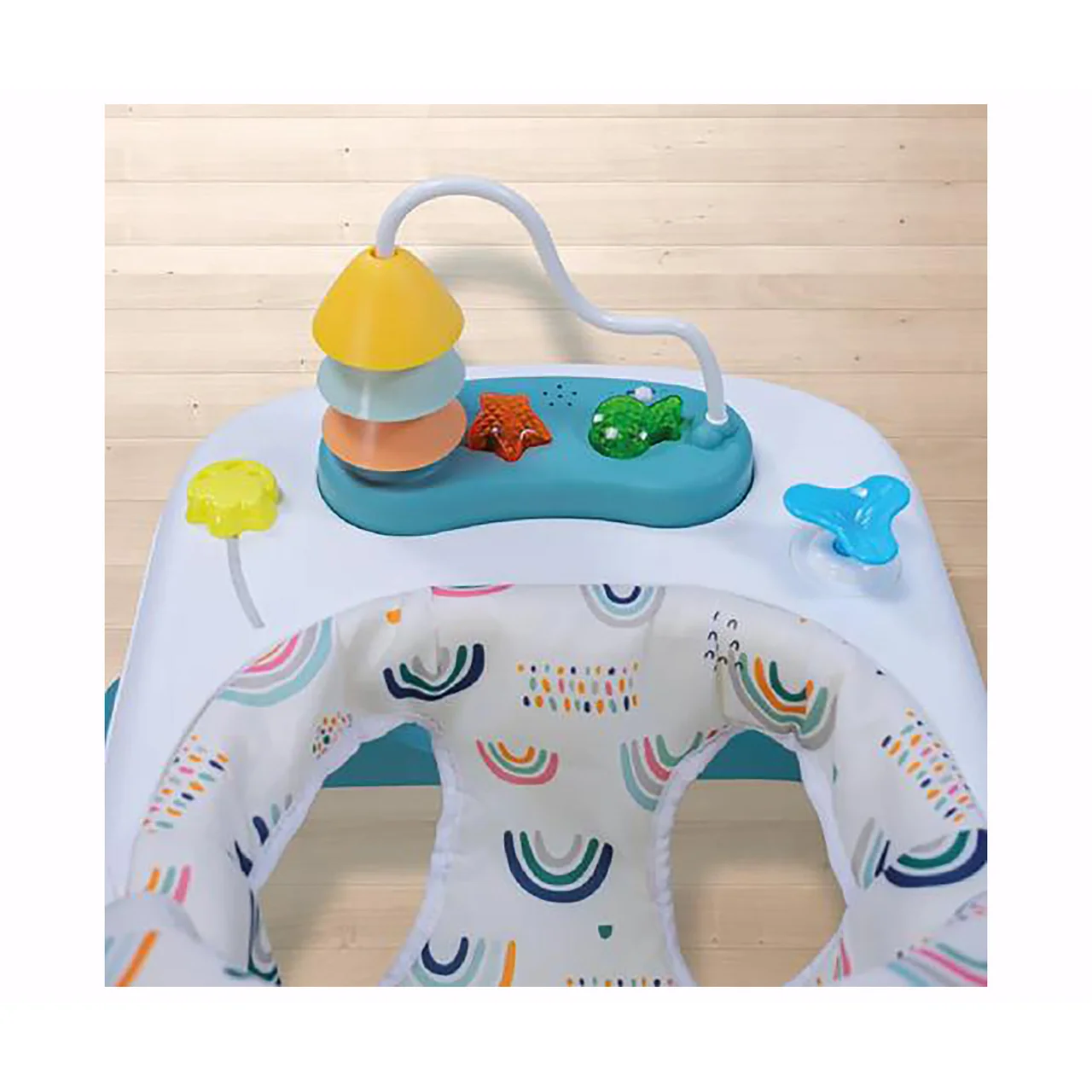Andador básico fun arcoiris, andandor evolutivo, panel interactivo, +6 meses