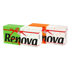 RENOVA Servilletas de papel desechables de color y decoradas RENOVA 140 uds.