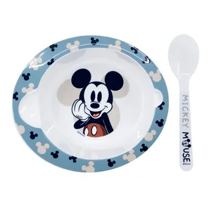 Set bol + cuchara Mickey Mouse full smiles.
