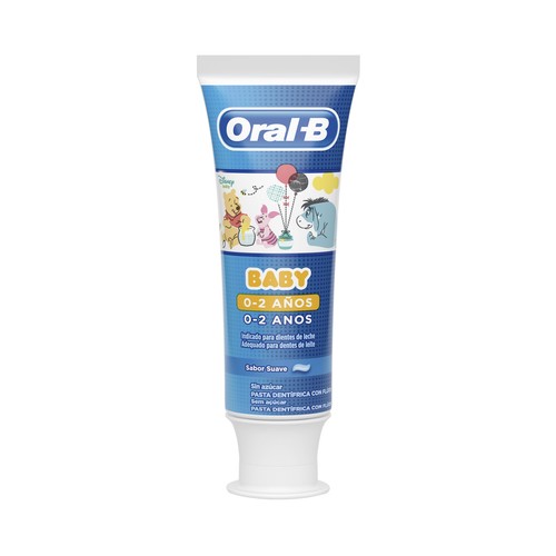 ORAL-B Baby Pasta de dientes infantil (De 0 a 2 años), para dientes de leche 75 ml.