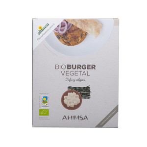 Imagen de AHIMSA Burger tofu y wakame ecológica AHIMSA 150 g.
