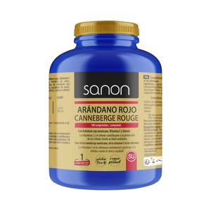 SANON Arándano rojo, vitamina C y selenio (Complemento alimenticio) 180 cápsulas.
