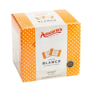 AZUCARERA Azúcar blanco en sobres 400 gr,