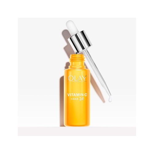 OLAY Vitamic C Sérum de día antimanchas con vitamina C y AHA24 con fragancia cítrica 40 ml.