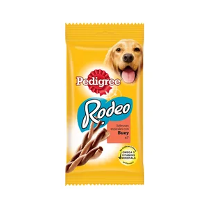 PEDIGREE Barritas con sabor a buey, con Omega3, calcio y vitaminas para perros 122 gr,