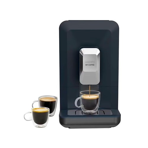 Cafetera superautomática KRUPS My Coffee basic, café en grano, 15 bares, 2 niveles de molienda, 1400W, panel digital