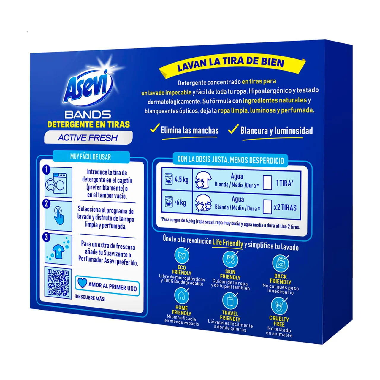 Detergente Bandas active fresh 30 dosis