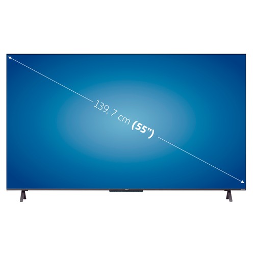 Televisión 139,7cm (55") QLED TCL 55C725 4K, HDR PRO, SMART TV, WIFI, TDT T2, USB reproductor, 3HDMI, 60HZ.