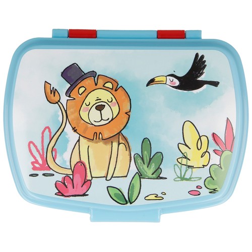 Sandwichera portameriendas infantil, diseño animales, STOR.