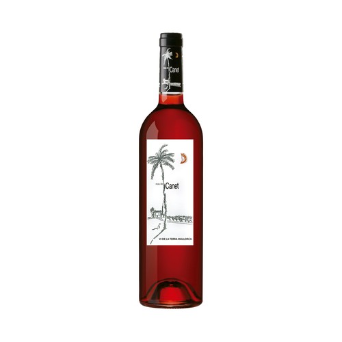 MAS DE CANET  Vino rosado con IGP Vino de la Tierra de Mallorca MAS DE CANET botella de 75 cl.