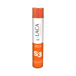 S3 Laca antiencrespamiento acabado natural, para cabellos normales S3 400 ml.
