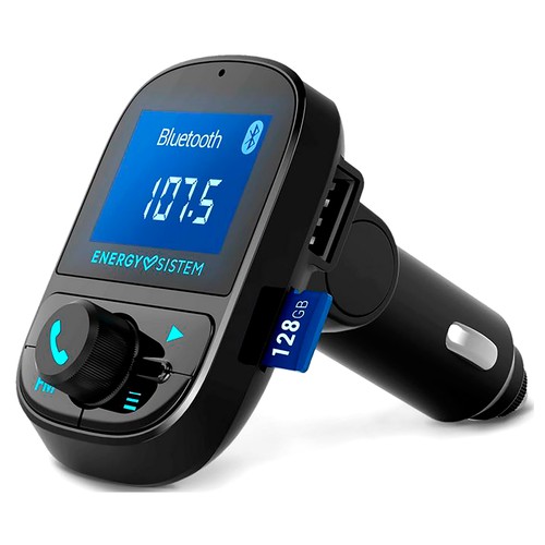 Reproductor MP3 para coche ENERGY SISTEM Car Transmitter FM Bluetooth PRO, lector de tarjetas MicroSD.