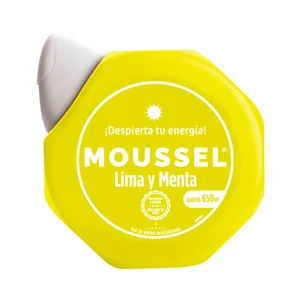 MOUSSEL Gel revitalizante para baño o ducha con aroma a lima y menta MOUSSEL 650 ml