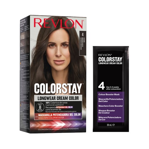 REVLON Colorstay permanente tono 4 Castaño.