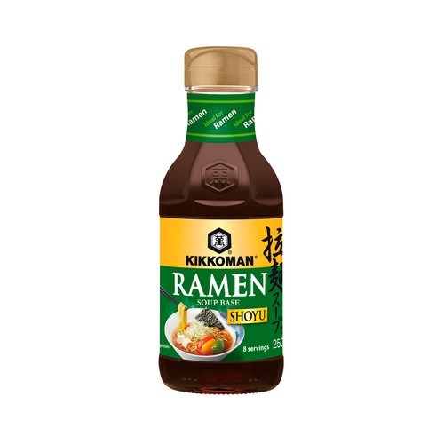 KIKKOMAN Salsa para ramen sabor a Shoyu - 250 ml.