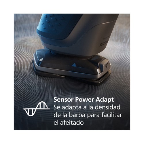 Afeitadora eléctrica sin cable PHILIPS S5887/10, cuchillas SteelPrecision, cabezales flexibles. cortapatillas desplegable..