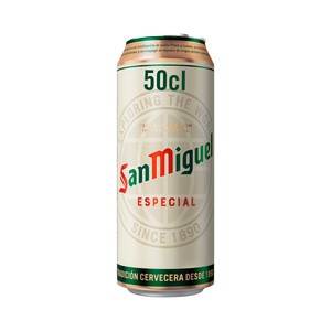 Imagen de SAN MIGUEL ESPECIAL Cerveza de color dorado brillante con ligero amargor lata 50 cl.
