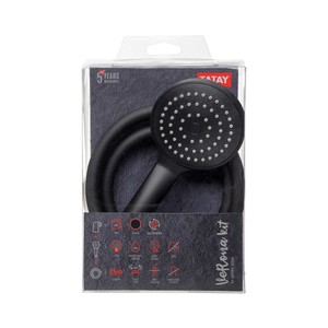 Imagen de Alcachofa 1 función y flexo de ducha 1,5m, TATAY.