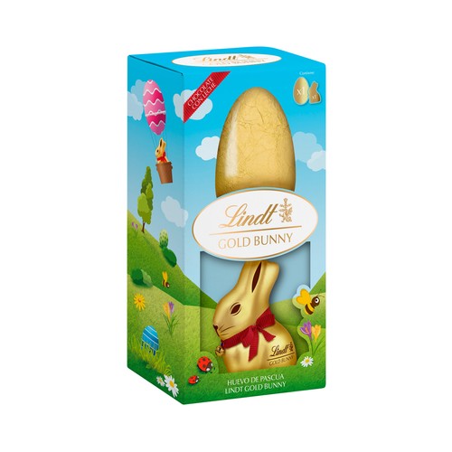LINDT Huevo de pascua de chocolate 195 g.
