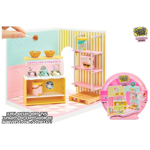 MGA'S Miniverse Make It Mini, Spaces Starter Pack Heladería +8 Años