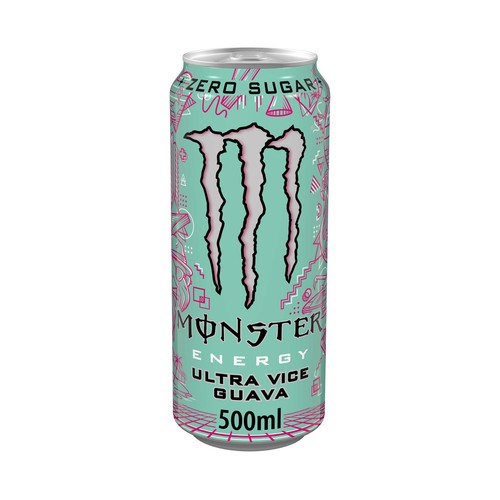 MONSTER Bebida energética ultra vice guava zero azúcar 50 cl.