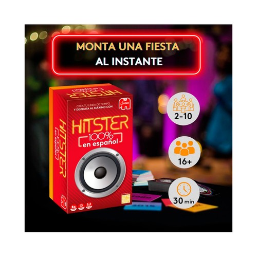 Hitster 100% Música Española, Juego de mesa musical +16 Años, JUMBO