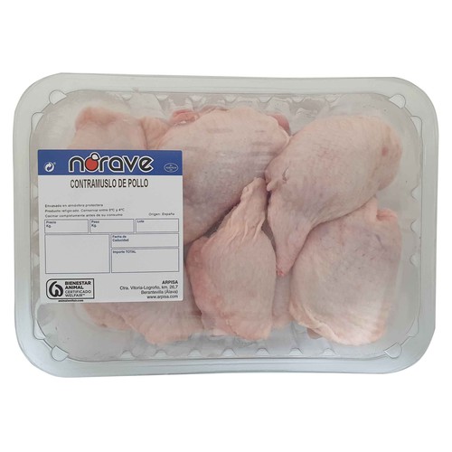 NORAVE Contramuslos de pollo blanco Bandeja.
