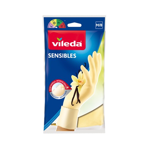 VILEDA Guantes Sensibles VILEDA Talla M 1 par