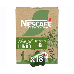 NESCAFÉ Farmers Origins Brazil lungo I8 Café en capsulas, 18 uds.