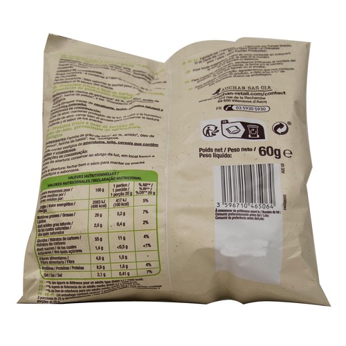 ALCAMPO ECOLÓGICO Snack de garbanzos ecológico 60 g.