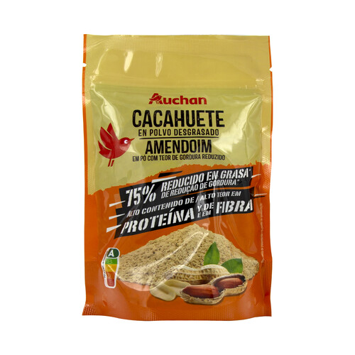 Cacahuete en polvo 80% desgrasado ecológico ALCAMPO ECOLÓGICO Bolsa de 200g.