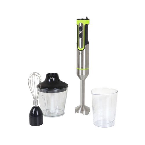 Batidora de mano JATA JEBT1789, 1200W, 4 velocidades + Turbo, incluye 3 accesorios