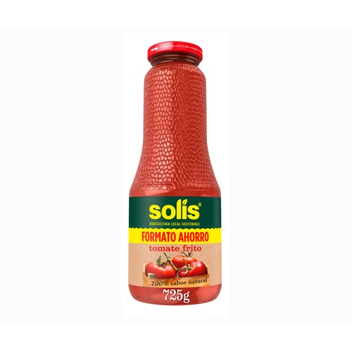 SOLÍS Tomate frito frasco de 725 g.