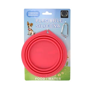 SANDIMAS Comedero plegable de silicona SANDIMAS 15 cm. 1 ud.