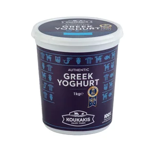 KOUKAKIS Yogur griego natural (10% materia grasa) 1 kg.