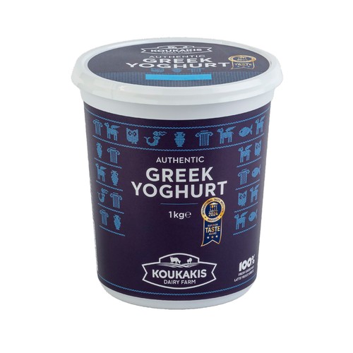 KOUKAKIS Yogur griego natural (10% materia grasa) 1 kg.