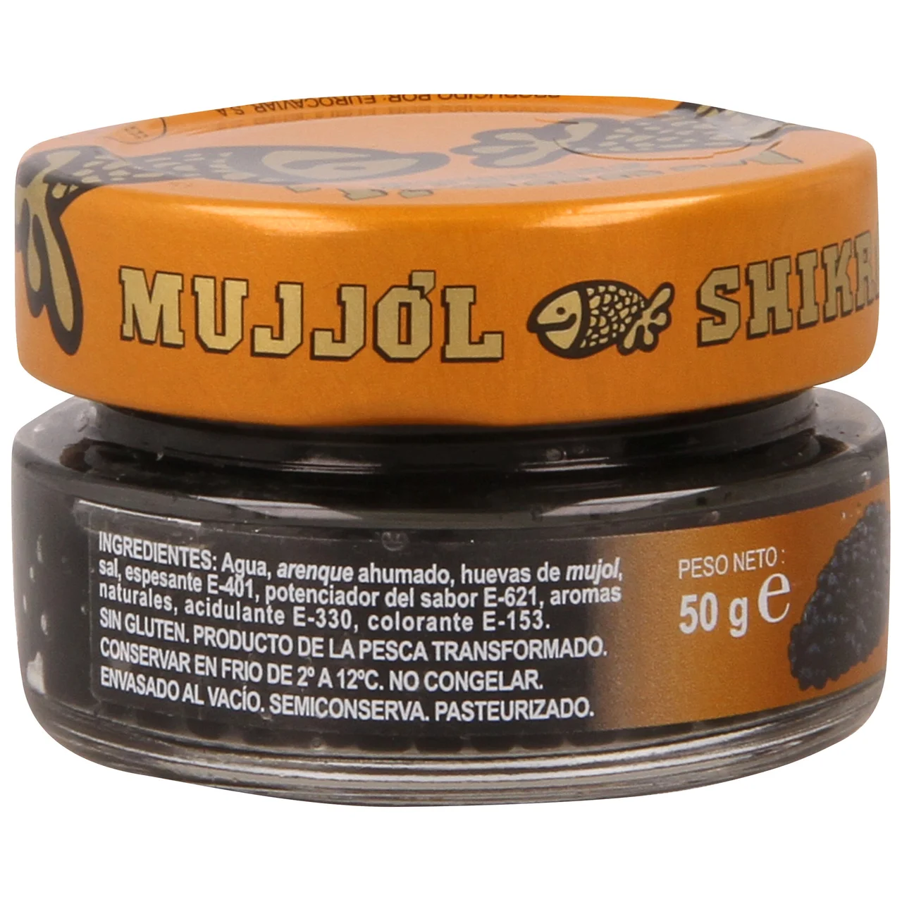 SHIKRÁN Sucedáneo de huevas de mujjol negro (micronizado) SHIKRÁN 50 gr.