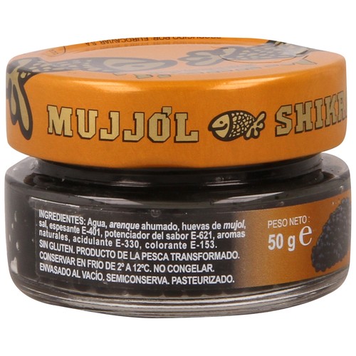 SHIKRÁN Sucedáneo de huevas de mujjol negro (micronizado) SHIKRÁN 50 gr.
