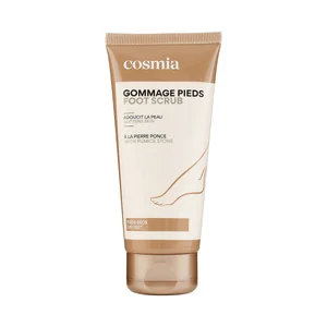 COSMIA Crema exfoliante para pies, con piedra pomez, para pies secos 100 ml.