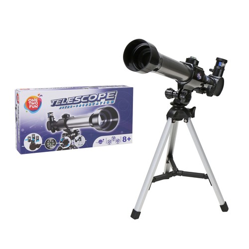 Telescopio 40x, +8 años, ONE TWO FUN