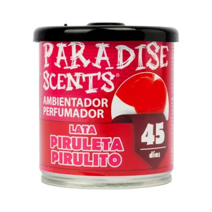 Ambientador coche olor piruleta 100gr, PARADISE SCENTS.