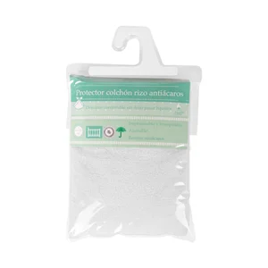 Protector de colchón antiácaros. 60x120cm, INTERBABY.