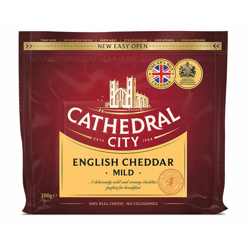 CATHEDRAL CITY Queso cheddar suave 200 gr.