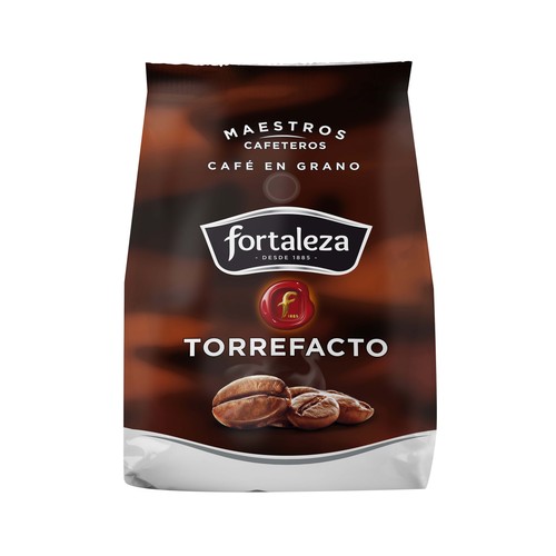 FORTALEZA Café en grano superior torrefacto Bolsa de 250 g.