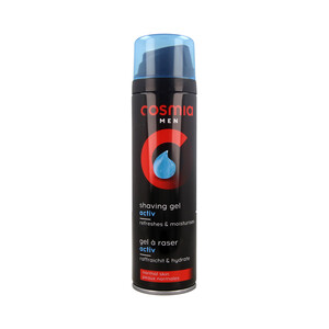 Imagen de COSMIA Gel de afeitar hidratante y protector para pieles normales COSMIA Active 200 ml.